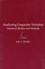 Image for Variable rule analysis  : using logistic regression in linguistic models of variation