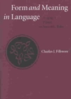 Image for Language, form, meaning and practice