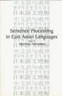 Image for Sentence Processing in East Asian Languages