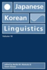 Image for Japanese/Korean Linguistics, Volume 10