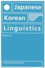 Image for Japanese/Korean linguisticsVol. 12