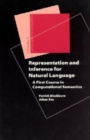 Image for Representation and inference for natural language  : a first course in computational semantics