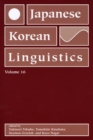 Image for Japanese/Korean Linguistics, Volume 16