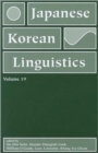 Image for Japanese/Korean Linguistics, Volume 19