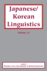 Image for Japanese/Korean Linguistics, Vol. 23