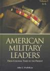 Image for American Military Leaders [2 volumes] : From Colonial Times to the Present