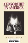 Image for Censorship in America : A Reference Handbook