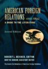 Image for American foreign relations since 1600  : a guide to the literature