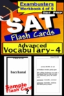 Image for SAT Test Prep Advanced Vocabulary 4 Review--Exambusters Flash Cards--Workbook 4 of 9