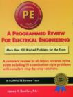 Image for A Programmed Review for Electrical Engineering