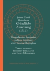 Image for Johann David Heinichen&#39;s Grundliche Anweisung (1711): comprehensive instruction on basso continuo, with historical biographies
