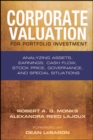 Image for Corporate valuation for portfolio investment  : analyzing assets, earnings, cash flow, stock price, governance, and special situations