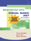 Image for Starting out with Visual Basic.NET