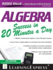 Image for Algebra Success in 20 Minutes a Day