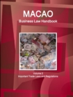 Image for Macao Business Law Handbook Volume 2 Important Trade Laws and Regulations