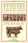 Image for Backyard farming  : raising cattle for dairy and beef