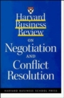 Image for Harvard Business Review on negotiation and conflict resolution