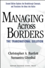 Image for Managing across borders  : the transnational solution