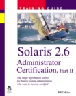 Image for Solaris 2.6 Administrator Certification Training Guide, Part II