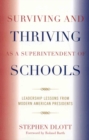 Image for Surviving and Thriving as a Superintendent of Schools