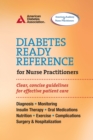 Image for Diabetes ready reference guide for nurse practitioners