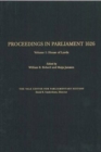 Image for Proceedings in Parliament 1626, volume 1:  House of Lords