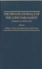 Image for The Private Journals of the Long Parliament, vol. 1