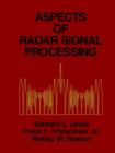 Image for Aspects of Radar Signal Processing