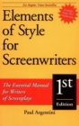 Image for Elements of Style for Screenwriters : The Essential Manual for Writers of Screenplays