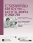 Image for Exclusion and Inclusion of Ill Children in Child Care Facilities and Care of Ill Children in Child Care