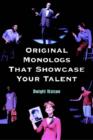 Image for Original Monologs That Showcase Your Talent