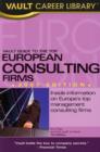 Image for TOP EUROPEAN CONSULTING FIRMS 2007