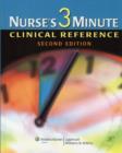 Image for Nurse&#39;s 3-minute Clinical Reference