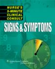 Image for Nurse&#39;s 5-minute clinical consult  : signs &amp; symptoms