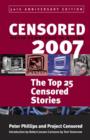 Image for Censored 2007: the top 25 censored stories