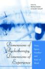 Image for Dimensions of Psychotherapy, Dimensions of Experience