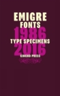 Image for Emigre fonts  : type specimens 1986-2016