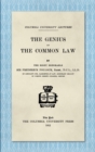 Image for The Genius of the Common Law (1912)