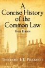 Image for A concise history of the common law
