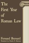 Image for The First Year of Roman Law