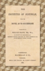 Image for The Institutes of Justinian, with the Novel as to Successions (1855)