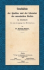 Image for Geschichte Der Quellen Und Der Literatur Des Canonischen Rechts Im Abendlande Bis Zum Ausgange Des Mittelalters (1870)