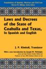 Image for Laws and Decrees of the State of Coahuila and Texas, in Spanish and English