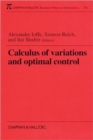 Image for Calculus of Variations and Optimal Control : Technion 1998