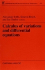 Image for Calculus of Variations and Optimal Control/Differential Equations Set