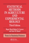Image for Statistical Methods in Agriculture and Experimental Biology