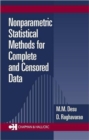 Image for Nonparametric statistical methods for complete and censored data