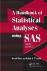 Image for A handbook of statistical analyses using SAS