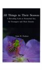 Image for All Things in Their Season : A Revealing Look at Premarital Sex for Teenagers and Their Parents