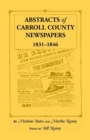 Image for Abstracts of Carroll County Newspapers, 1831-1846